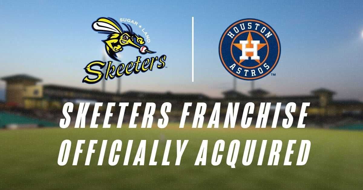 Skeeters Officially Acquired by Astros